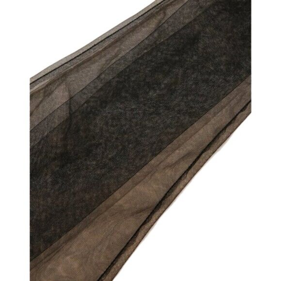 BLACK Mesh Long Opera Ruched Over The Elbow Gloves NEW - Picture 4 of 6